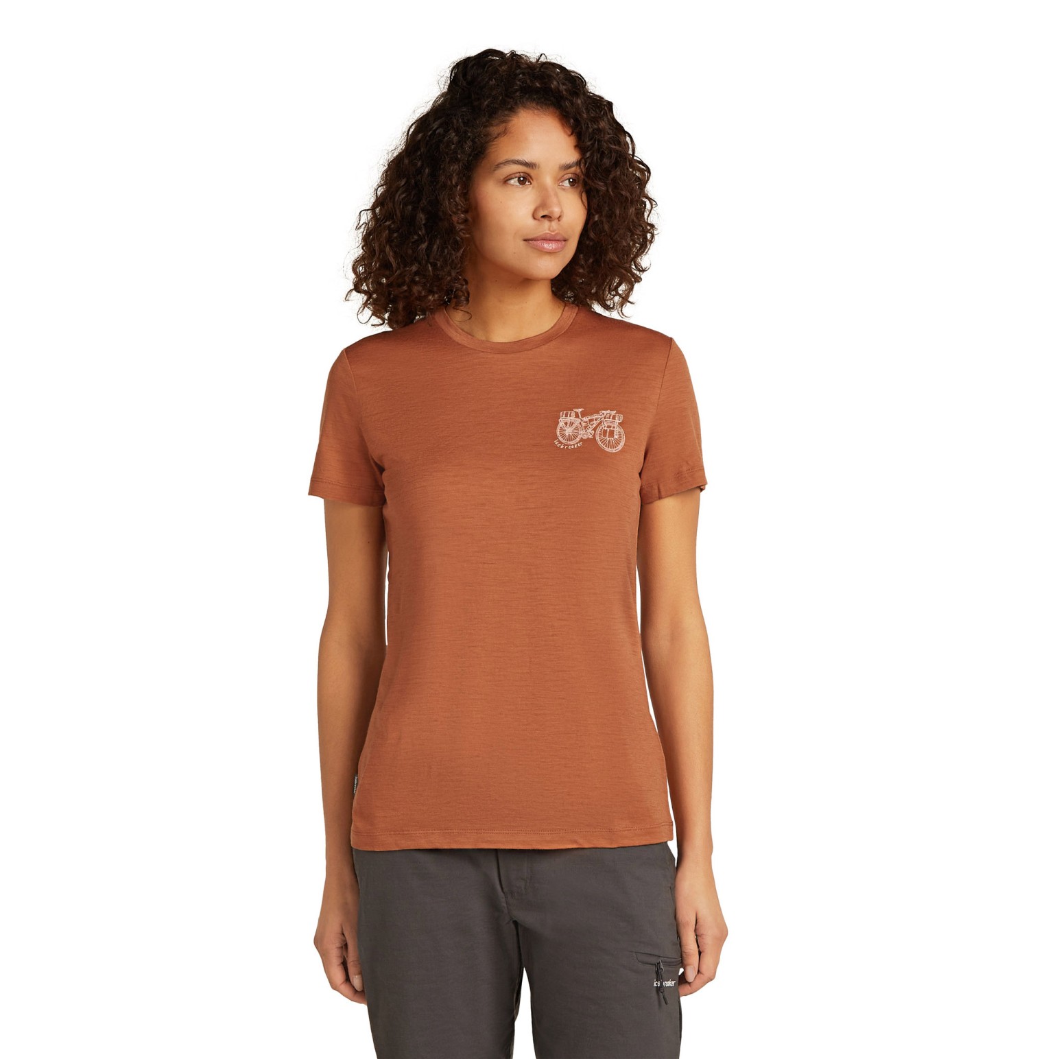Icebreaker W Merino 150 Tech Lite SS Tee Adventure Ride